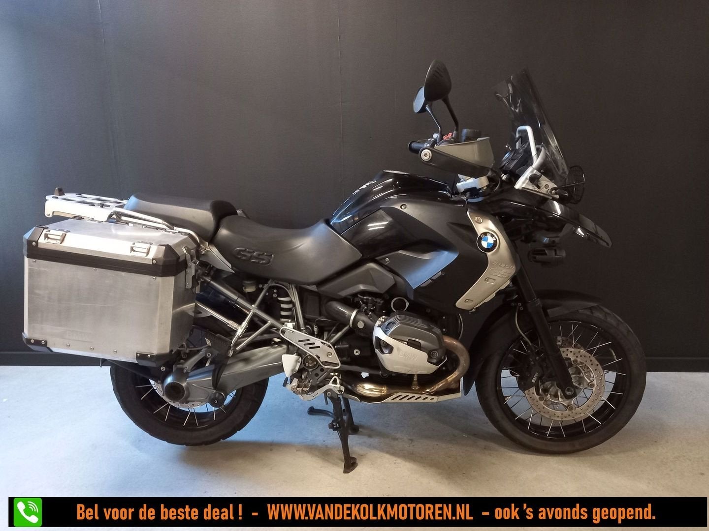 BMW R 1200 GS TRIPLE BLACK EDITION (bj 2012) Zeer compleet !, Motoren, Motoren | BMW, 2 cilinders, Bedrijf, Meer dan 35 kW, Overig