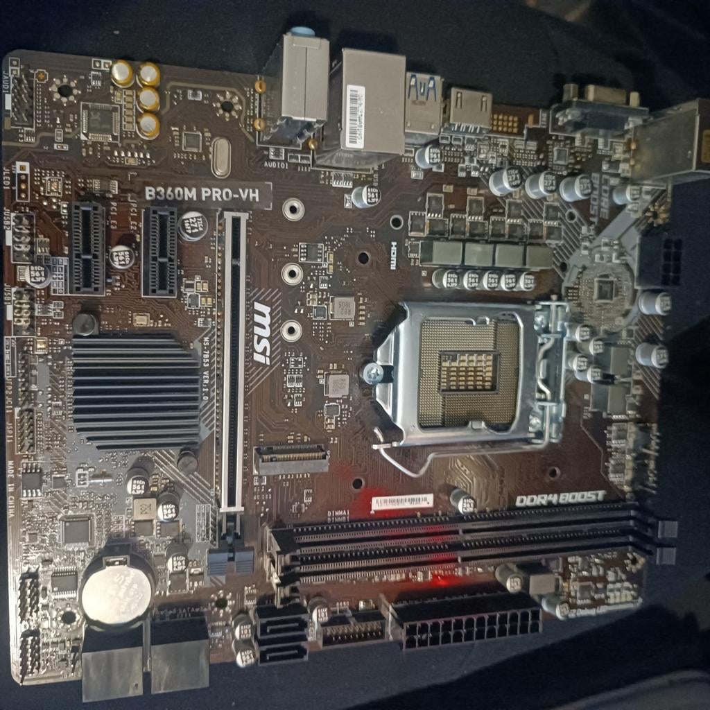 MSI B360M PRO-VH Moederbord - Goede Staat, Computers en Software, Moederborden, Gebruikt, LGA 1151, DDR4, Ophalen of Verzenden