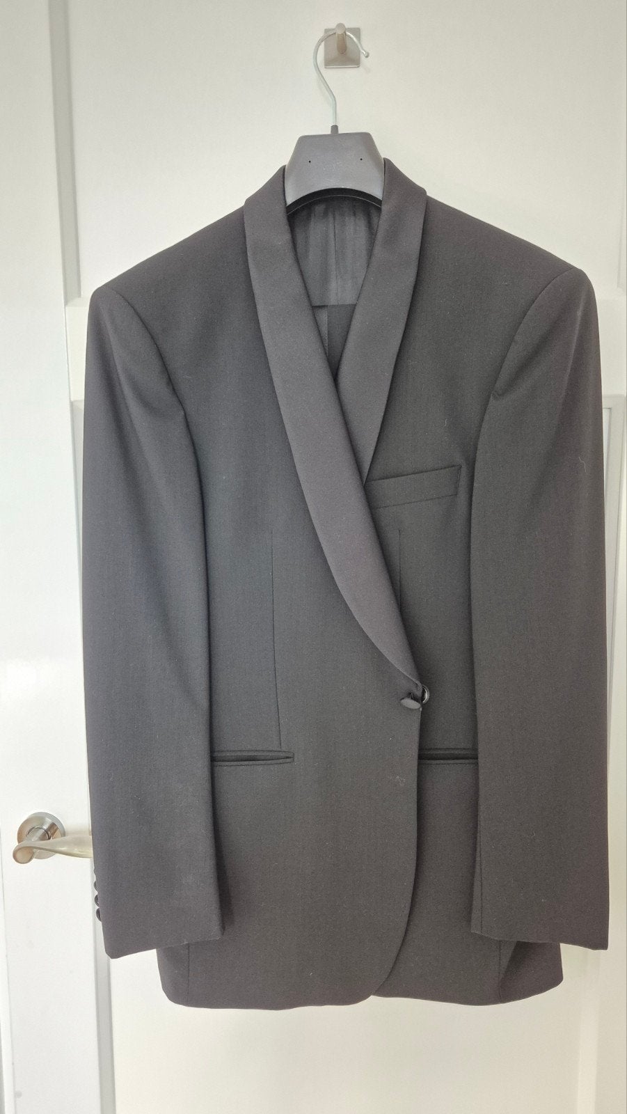 Smoking van Conemans, maat 52-54, uitstekende staat, Kleding | Heren, Kostuums en Colberts, Maat 52/54 (L), Conemans, Zwart, Ophalen of Verzenden
