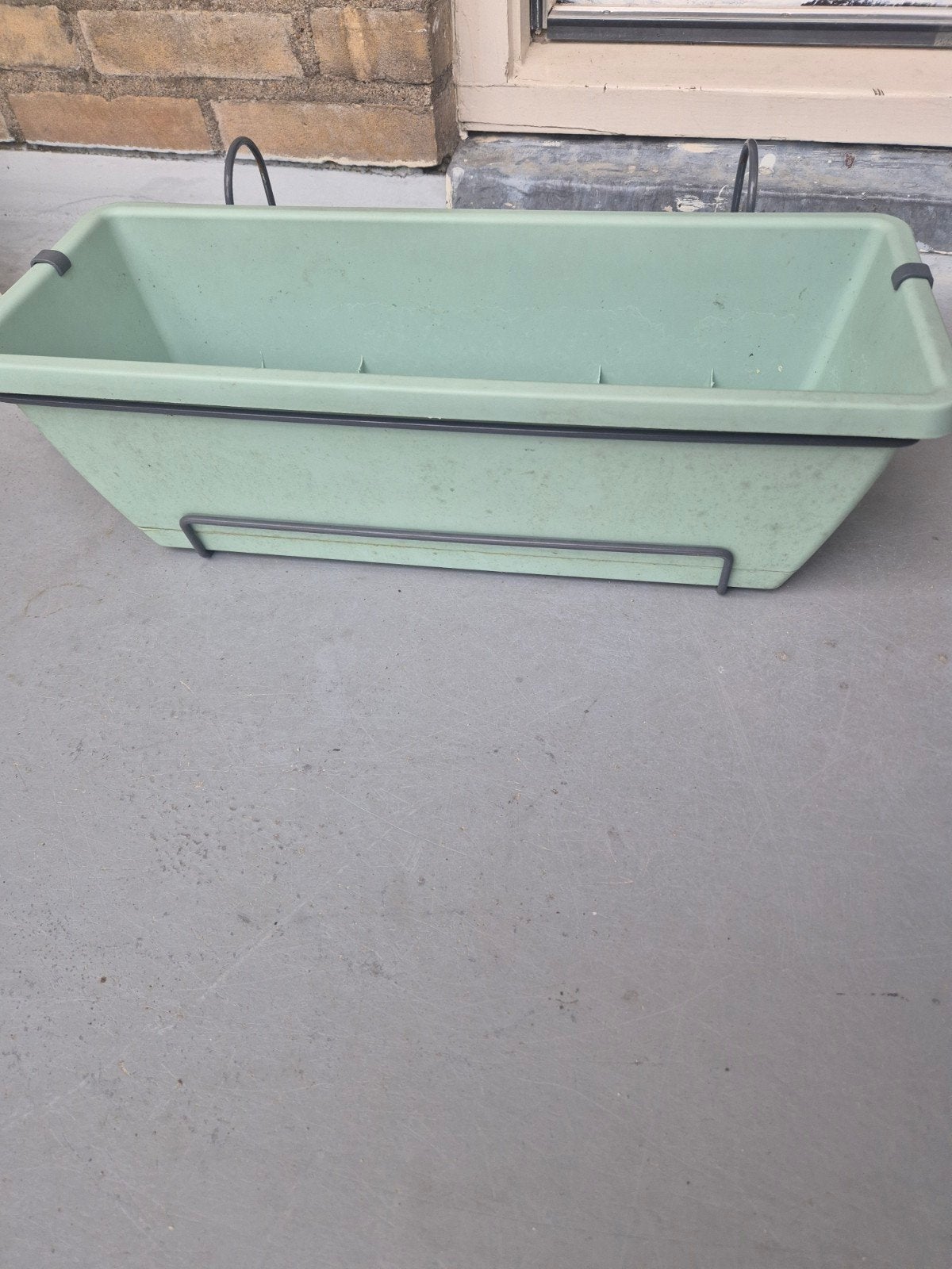 bloembak voor balkon of schutting 50 cm, Kunststof, Minder dan 30 cm, Balkon, Ophalen of Verzenden