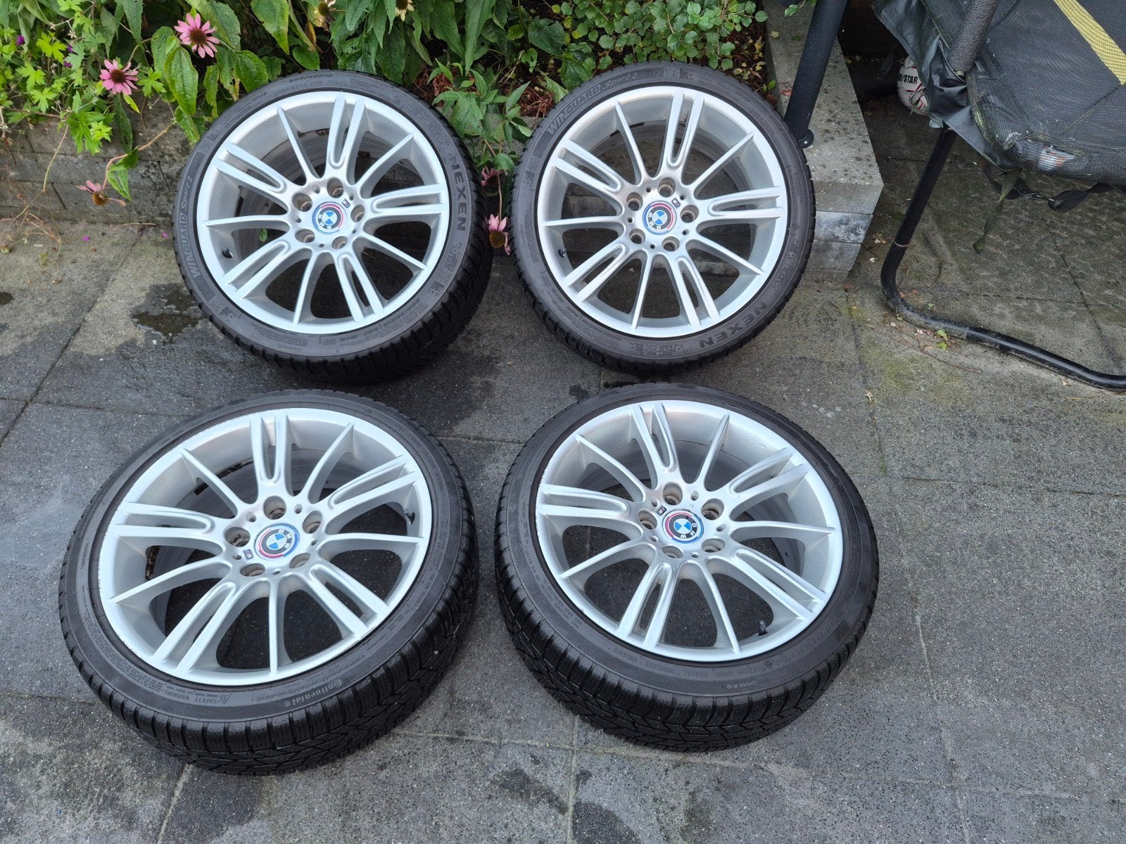 BMW E91 winterset styling 193M breedset 18 inch, Ophalen, 18 inch, Gebruikt, 255 mm