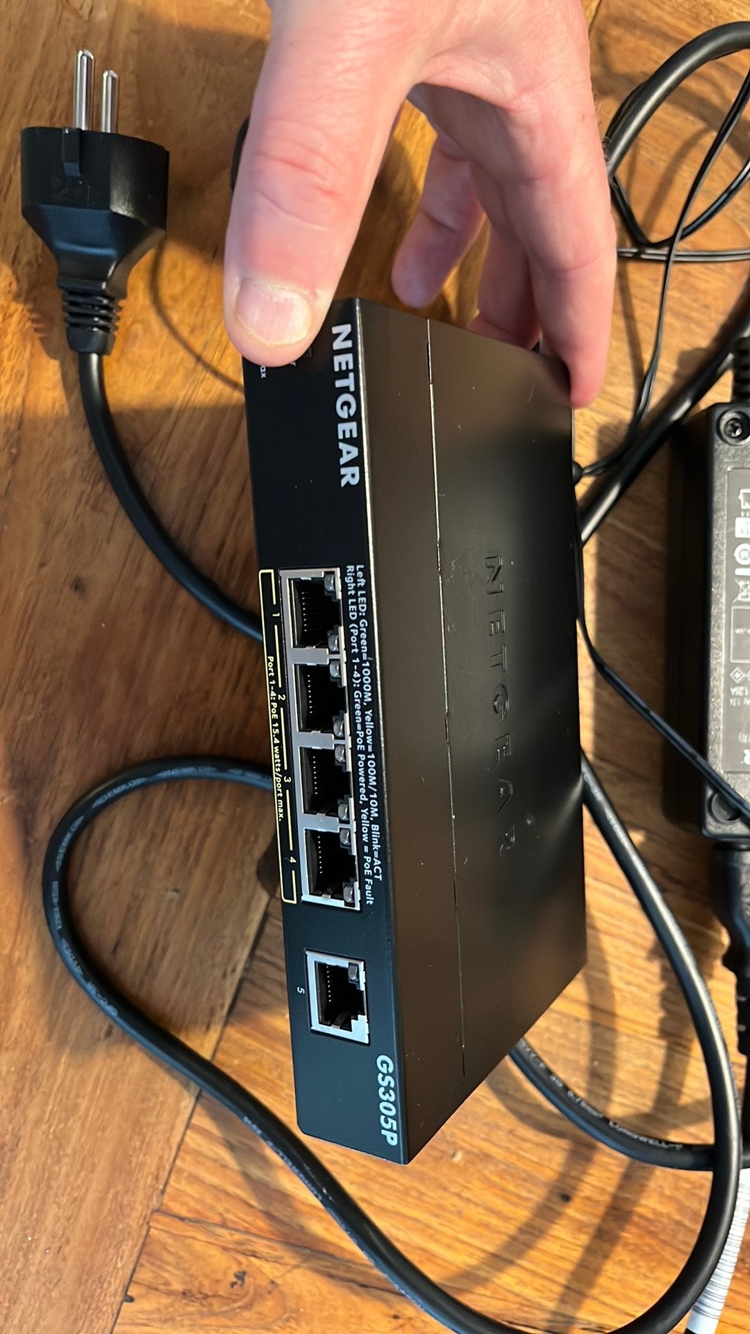 Netgear GS305P, Computers en Software, Ophalen of Verzenden, Zo goed als nieuw