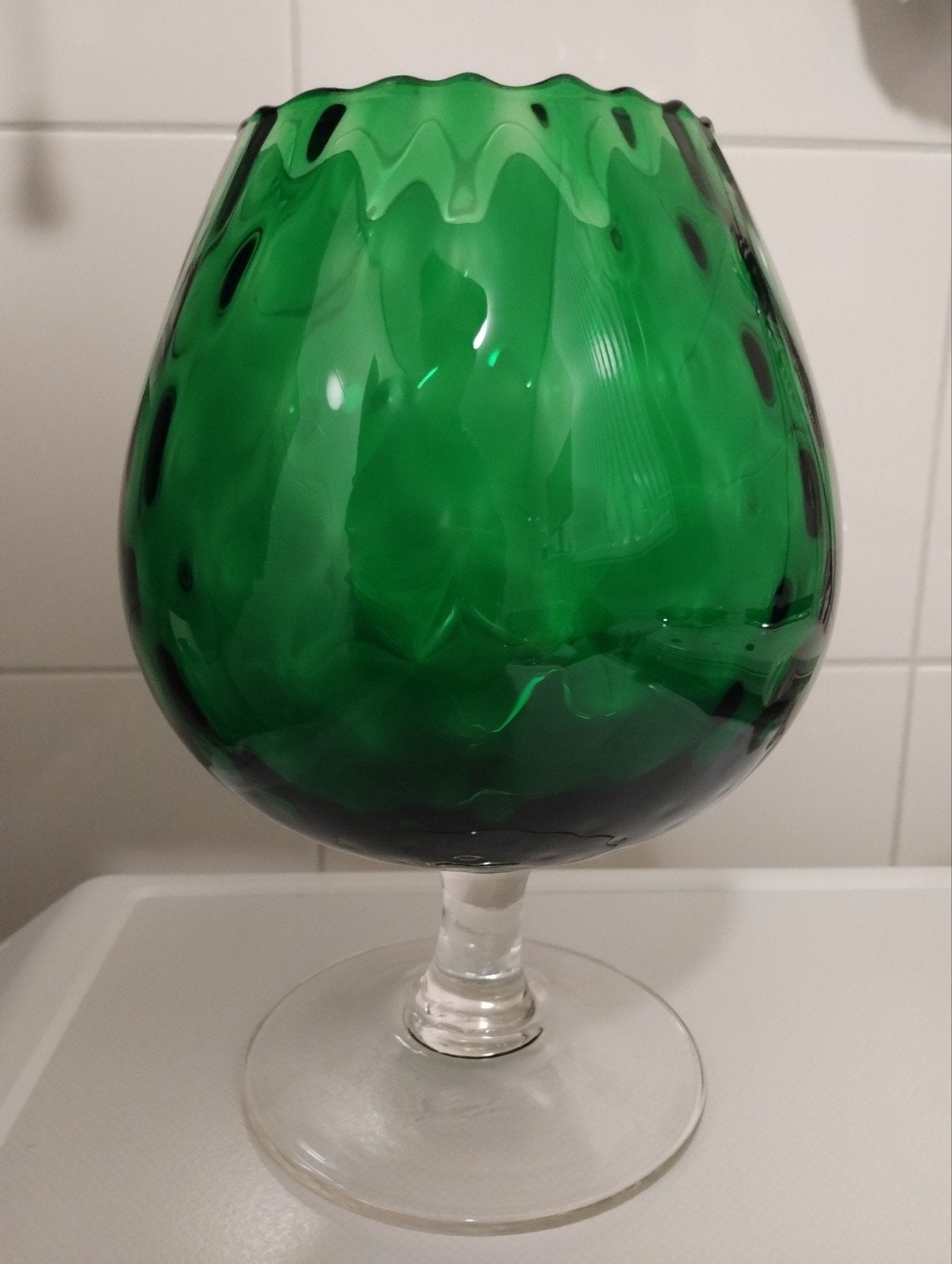 Empoli glazen vaas, Ophalen of Verzenden