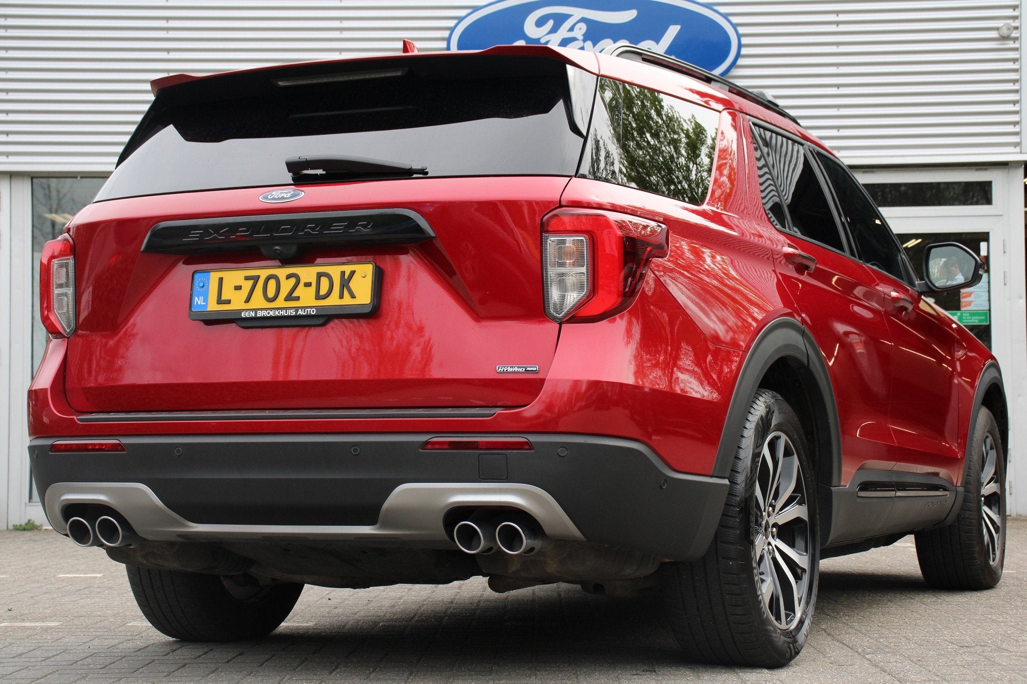 Ford Explorer 3.0 V6 EcoBoost PHEV ST-Line, Auto's, 12 maanden, Leder, Bedrijf, 2956 cc