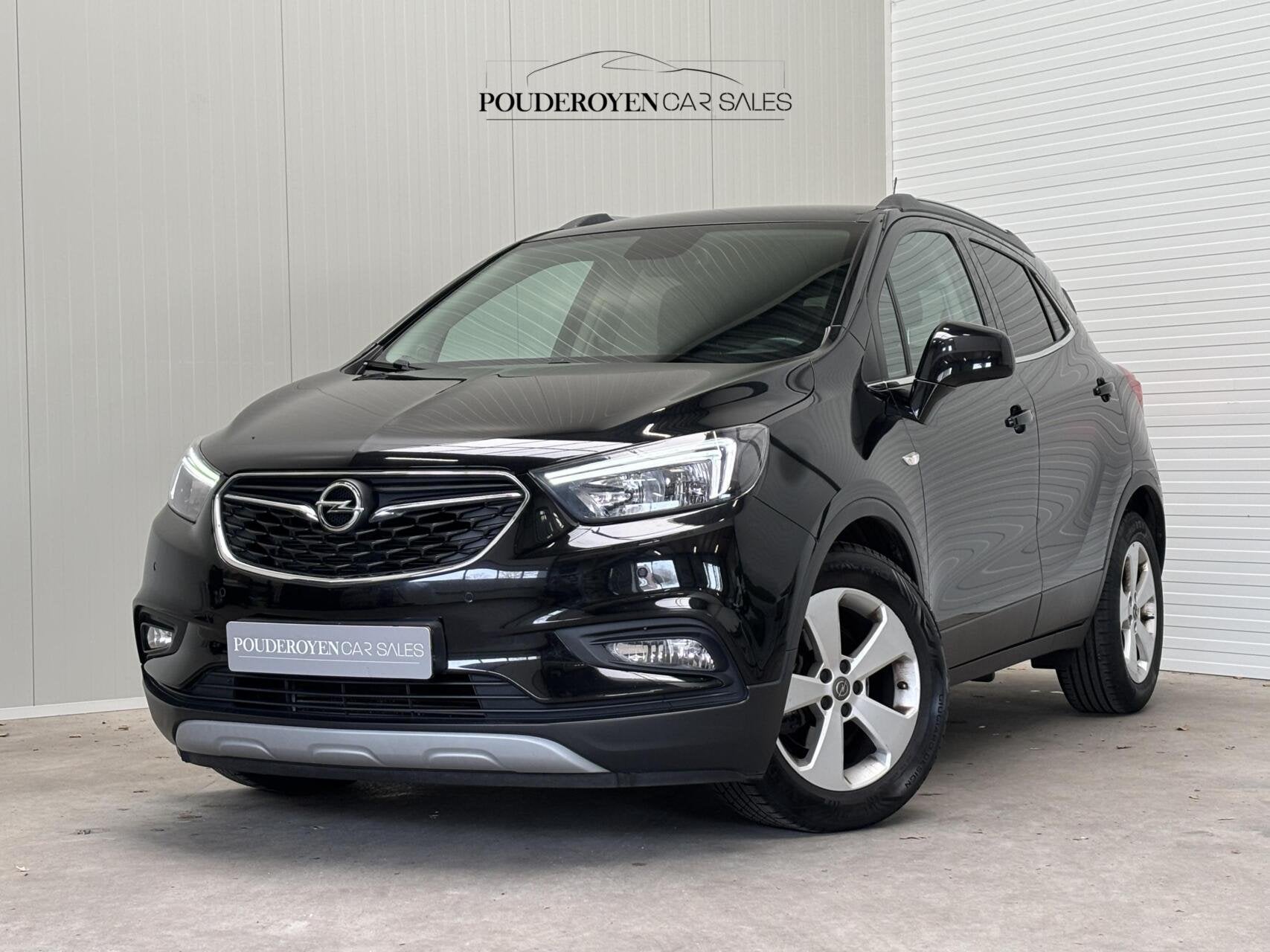 Opel Mokka X 1.4 Turbo Innovation / Winter Pack / Leder / Co, Voorwielaandrijving, Gebruikt, Zwart, Leder