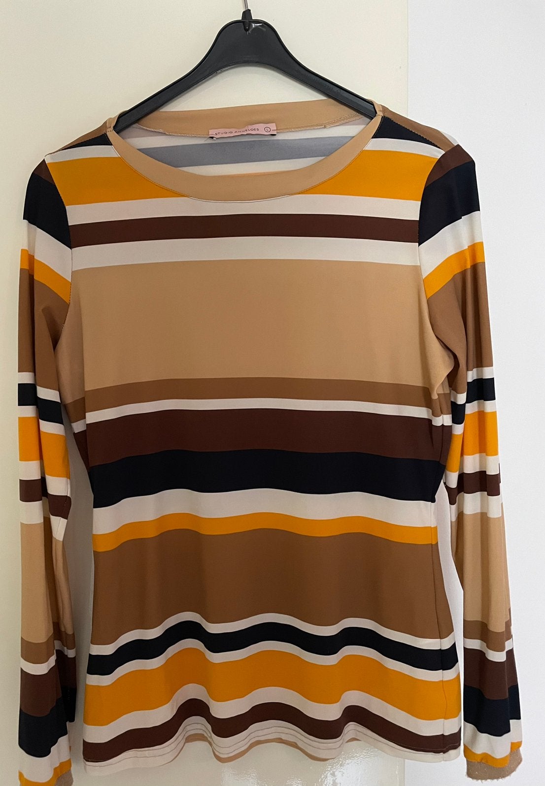 Studio Anneloes. Shirt. Travelstof. Maat L, Ophalen of Verzenden, Gedragen, Maat 42/44 (L), Korte mouw