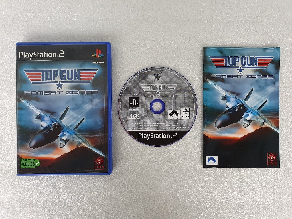 PS2: Top Gun - Combat Zones, Gebruikt, 1 speler, Racen en Vliegen, Ophalen of Verzenden