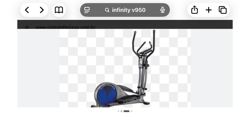 Infinity Crosstrainer V950 - Goedkoop en Functioneel, Sport en Fitness, Fitnessapparatuur, Gebruikt, Crosstrainer, Armen, Metaal