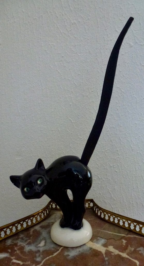 Goebel Kat Pretzel, Verzamelen, Verzenden, Gebruikt, Hond of Kat, Beeldje of Figuurtje