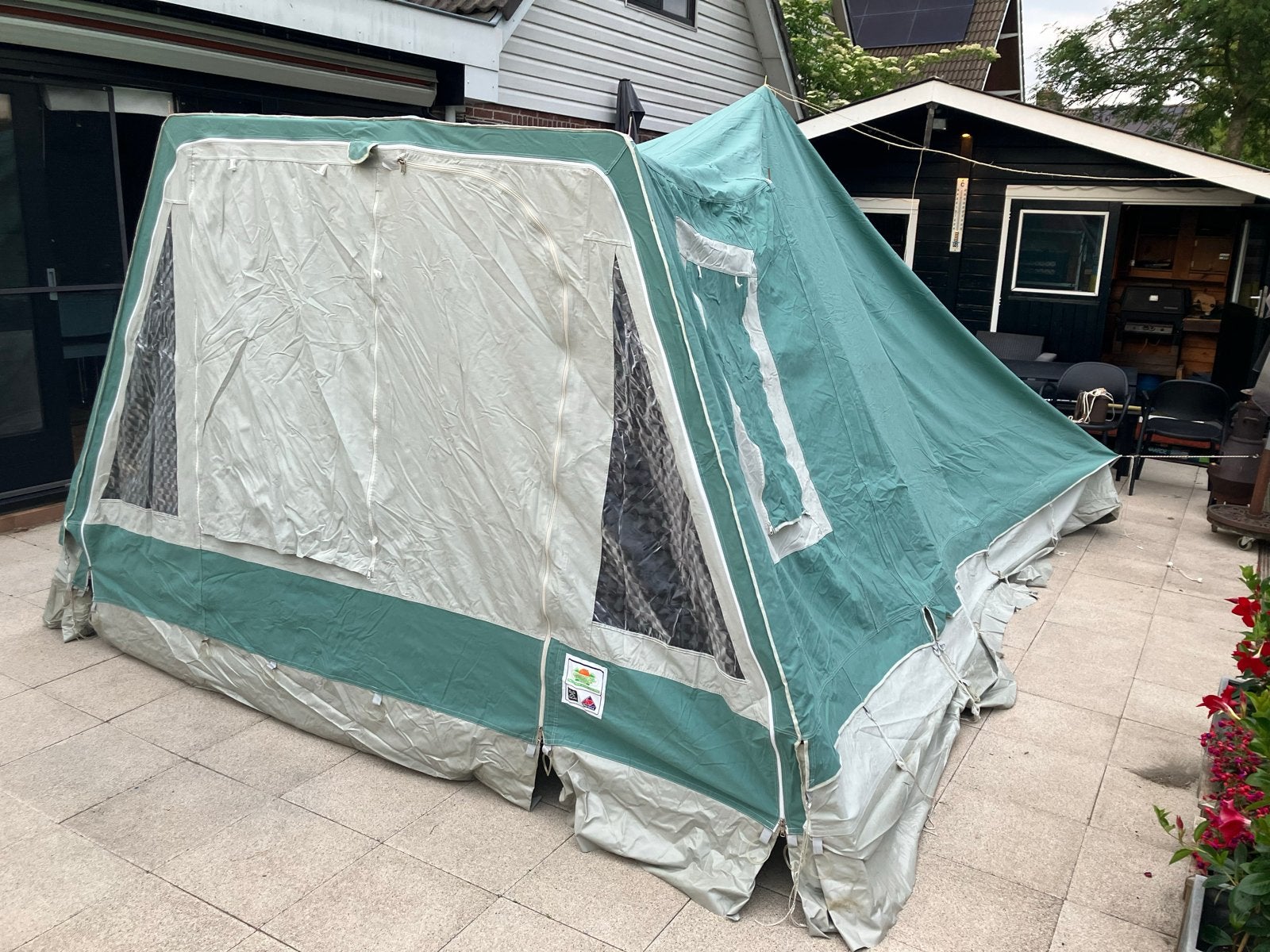 4 persoons Ten Cate tent te koop - ruim en degelijk, Ophalen, Gebruikt, Tot en met 4