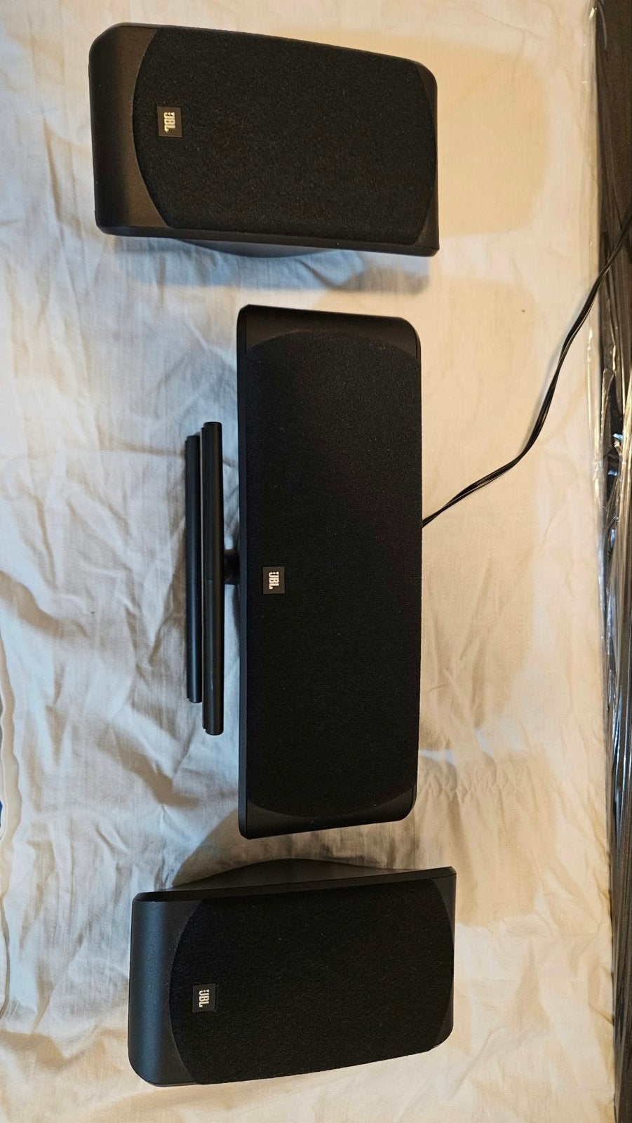 JBL SCS200SAT hometheater Speakers (set van 3), Overige merken, Gebruikt, 70 watt of meer, Ophalen of Verzenden