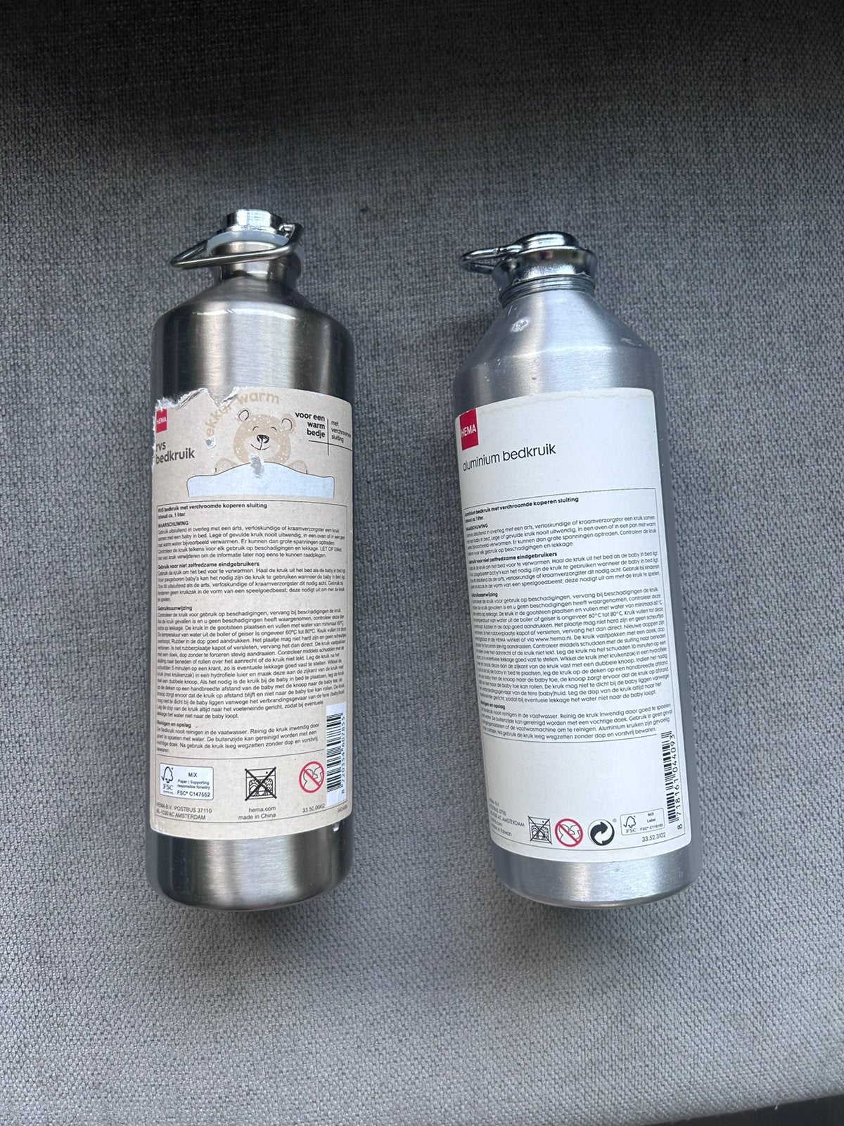 Bedkruik 2 stuks, Ophalen, Zo goed als nieuw