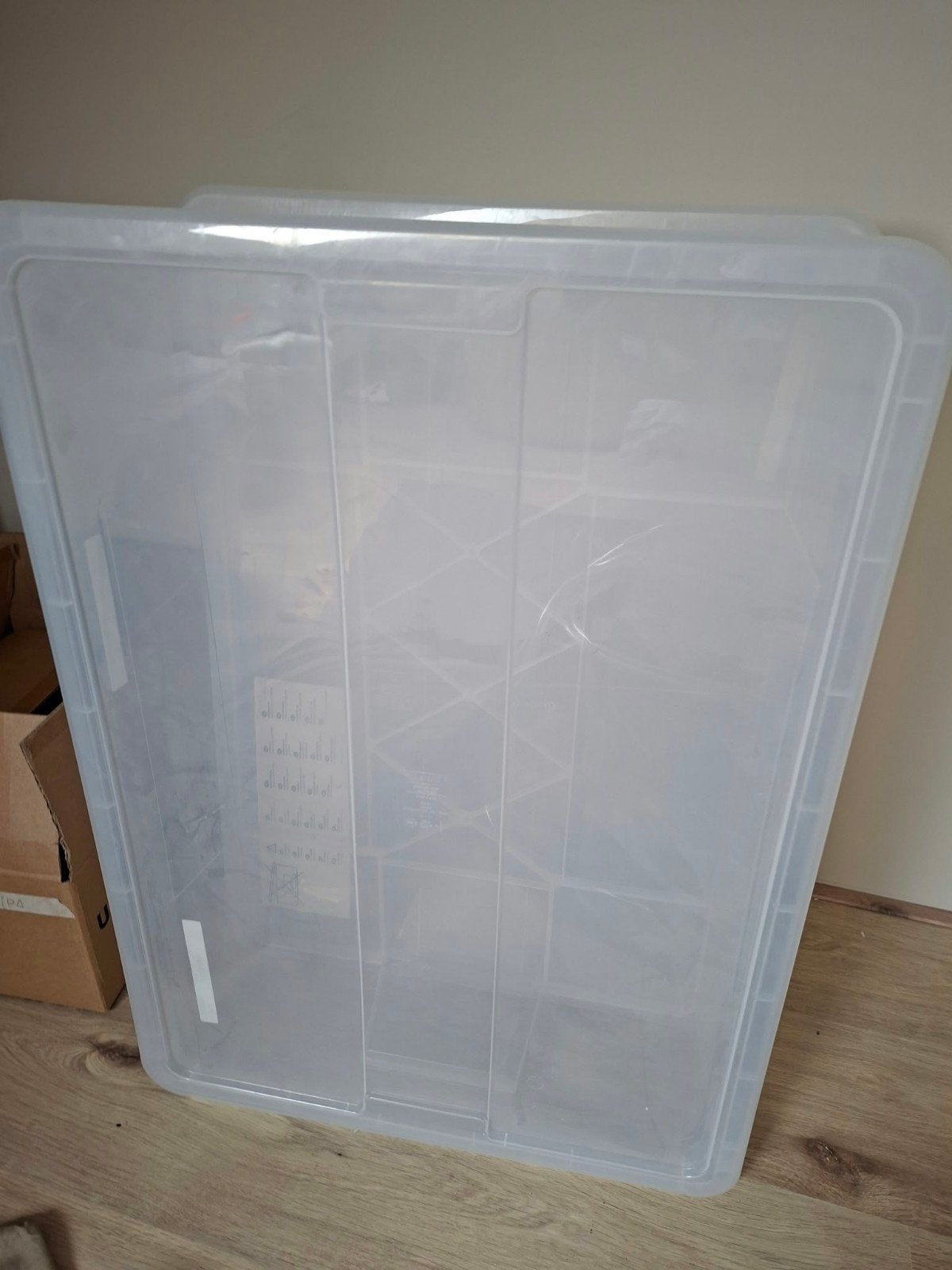 2x IKEA Samlak bakken met deksel - 55 liter, Ophalen, Gebruikt, 40 tot 60 cm, 75 tot 100 cm