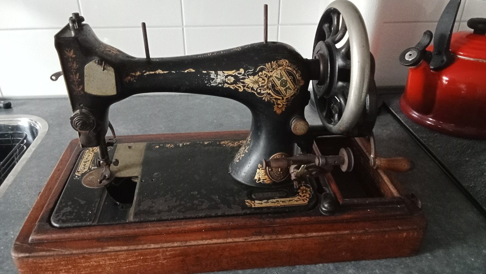 SINGER naaimachine, Ophalen