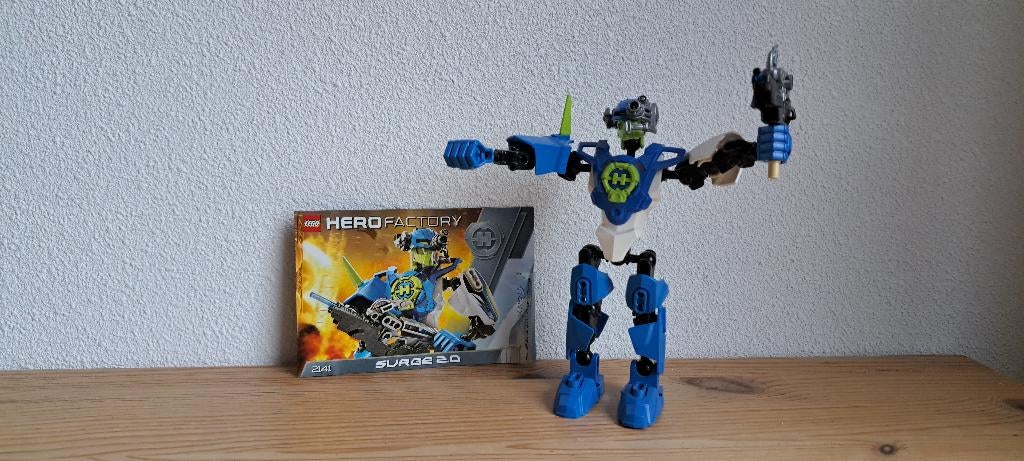Surge 2.0 - Hero Factory - Lego - 2141, Ophalen of Verzenden, Zo goed als nieuw, Compleet, Lego