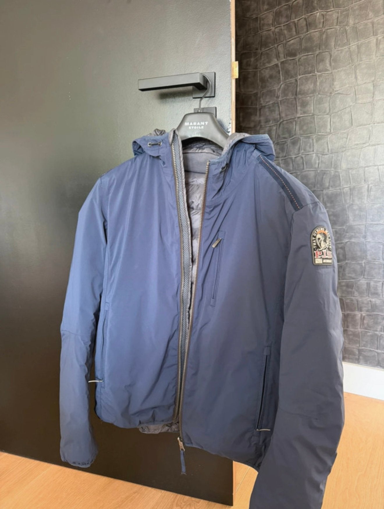 Parajumpers jas, Ophalen of Verzenden, Zo goed als nieuw, Maat 48/50 (M), Blauw