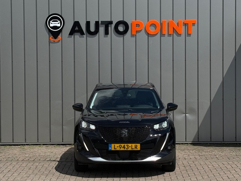 Peugeot E-2008 EV Allure Pack 50 kWh ORG NL DEALEROND FASE 3, Auto's, Peugeot, 136 pk, Zwart, Leder en Stof, Zwart
