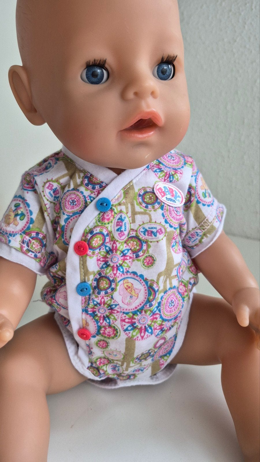 Baby Born kleertjes Romper Babyborn Excl.pop, Ophalen of Verzenden, Zo goed als nieuw, Babypop