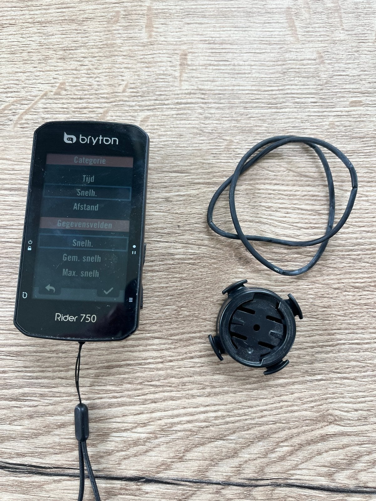 Bryton Rider 750 Fietscomputer met GPS, Ophalen, GPS, Gebruikt