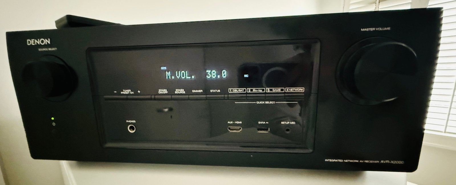 Denon AVR-X2000 - zeer nette staat!, Ophalen of Verzenden, Zo goed als nieuw, 120 watt of meer, Denon