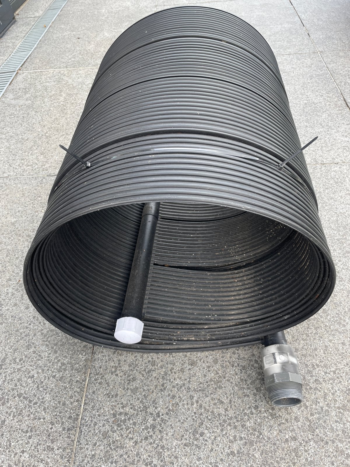 Zwembadverwarming Zonnecollector Spiraal, Ophalen of Verzenden, Gebruikt, Verwarming