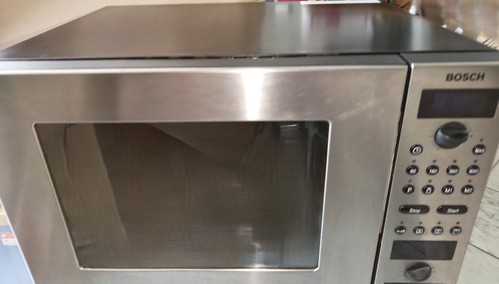 bosch inbouw/vrijstaand combi oven HMT8651 magnetron defect, Witgoed en Apparatuur, Ophalen, Minder dan 45 cm, Gebruikt, Hete lucht