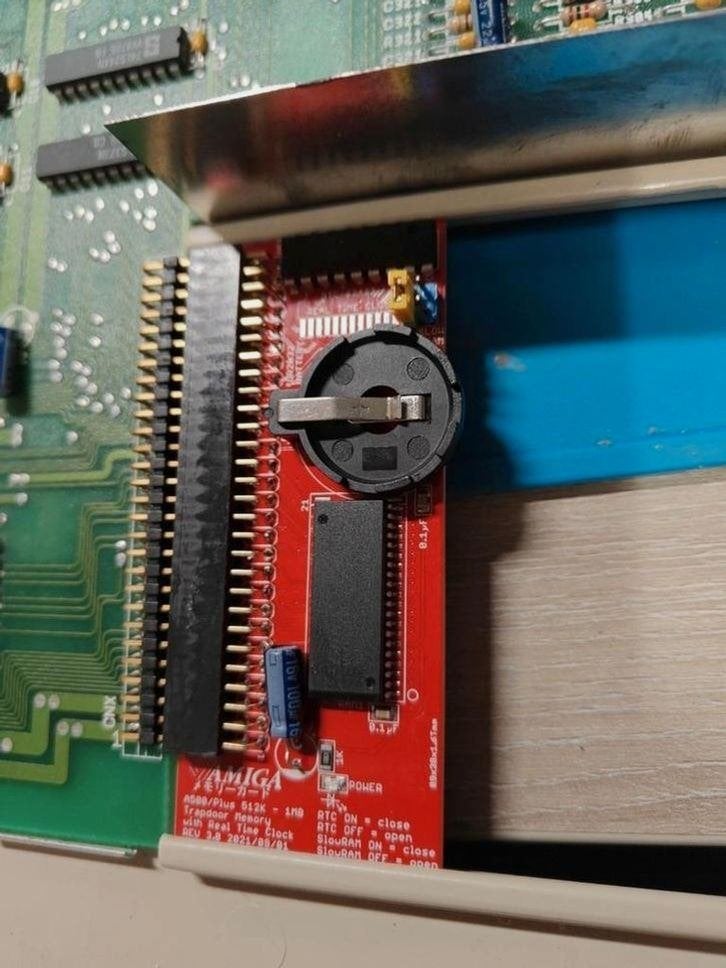 RAM upgrade Amiga 500/500+ - 512KB/1MB met klok optie, Ophalen of Verzenden