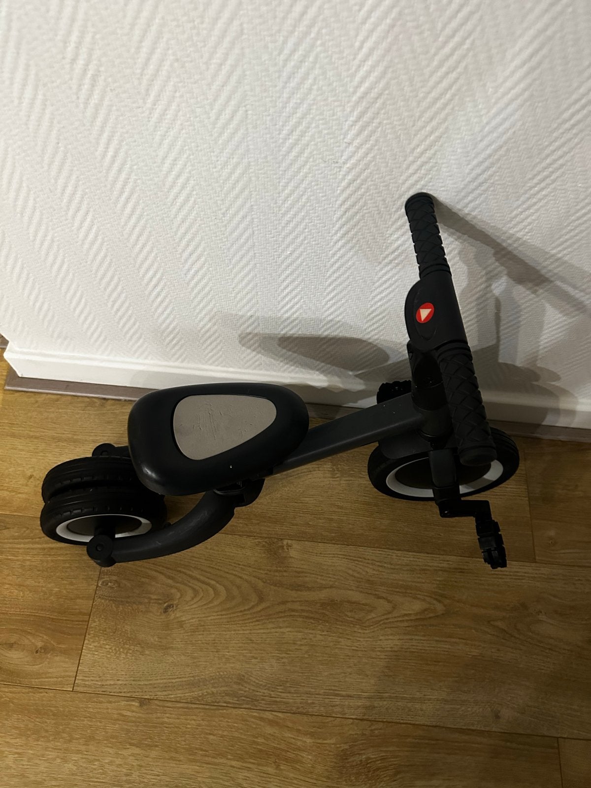 Kinder fiets driewieler/normale fiets - Zwart, Fietsen en Brommers, Ophalen, Zo goed als nieuw, Minder dan 16 inch