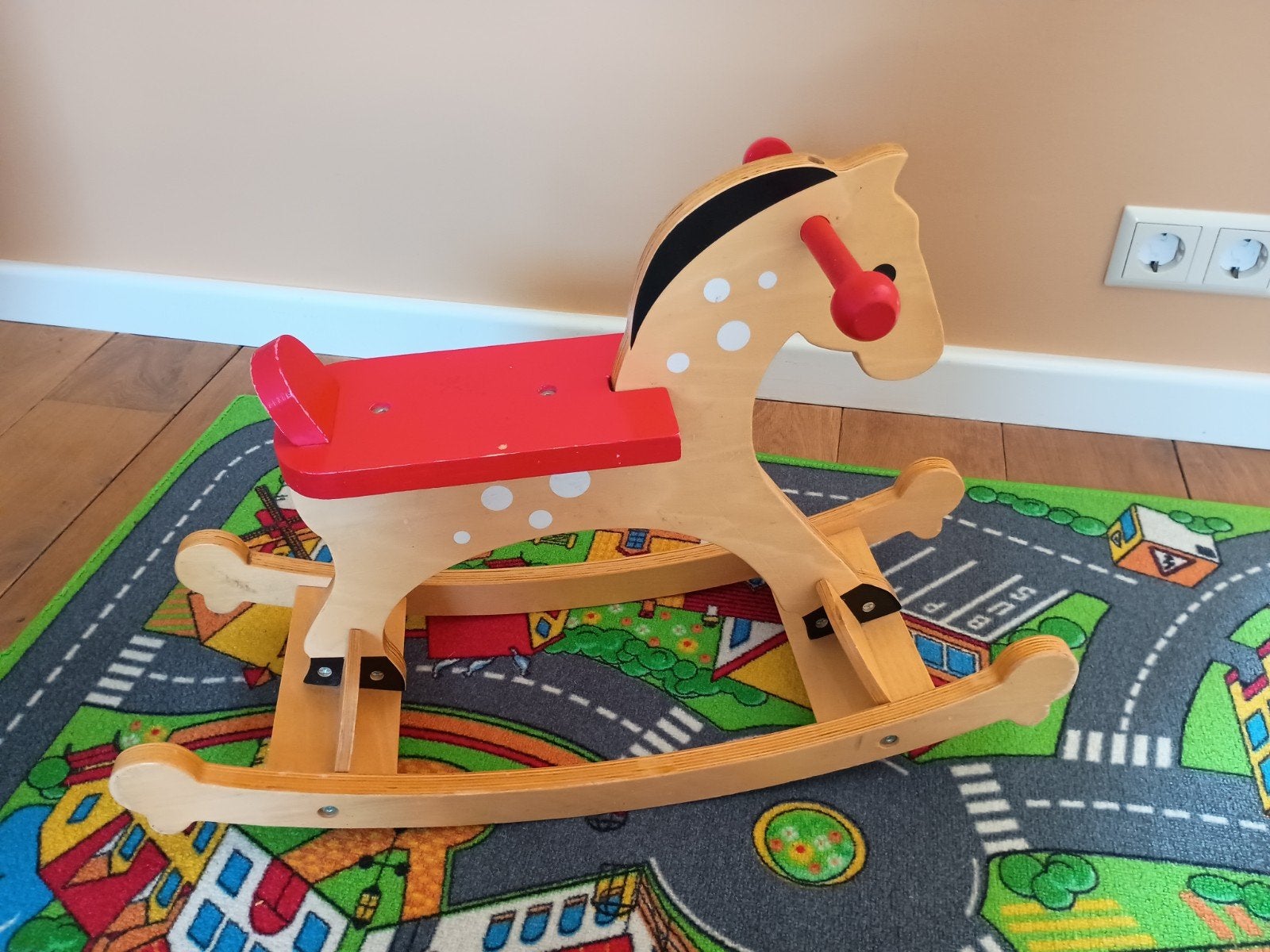 Houten hobbelpaard voor kinderen, Ophalen, Gebruikt, Rij- of Hobbelspeelgoed