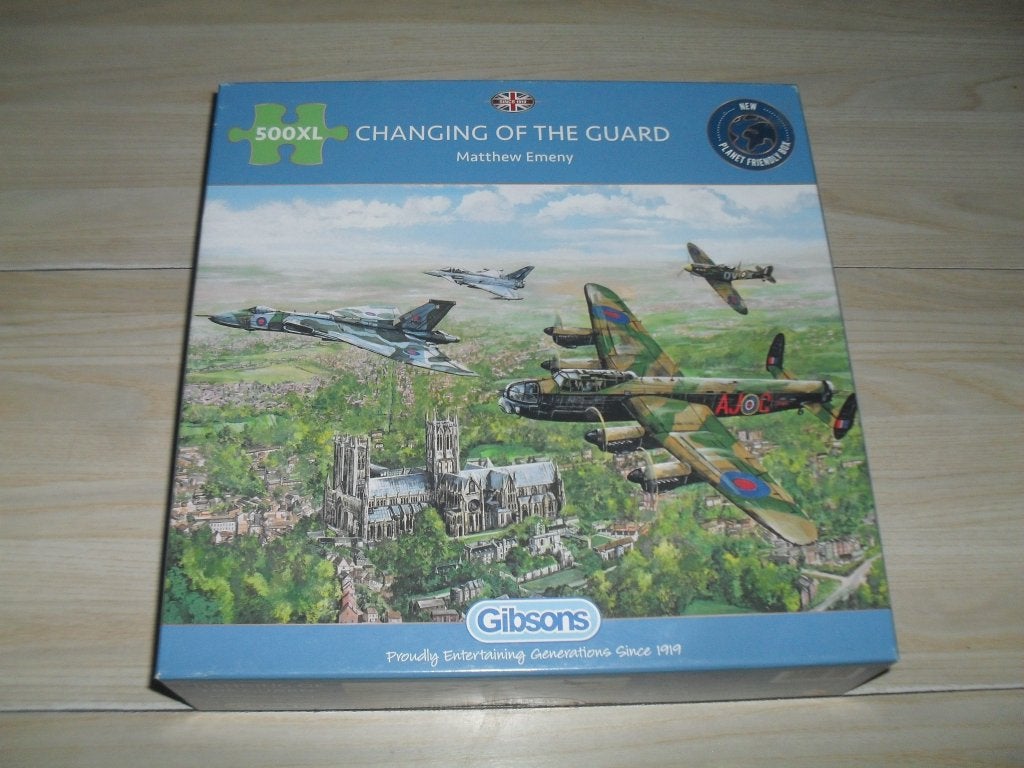 Gibsons puzzle 500 XL stukjes Changing of the Guard nieuw, Ophalen, 500 t/m 1500 stukjes, Nieuw, Legpuzzel