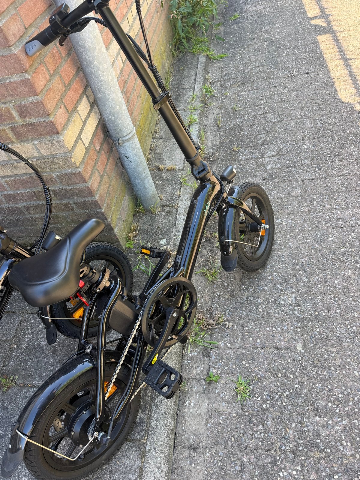 Opvouwbare elektrische fiets set - Zwart Fiido, Fietsen en Brommers, Fietsen | Vouwfietsen, Overige merken, 20 inch of meer, Versnellingen