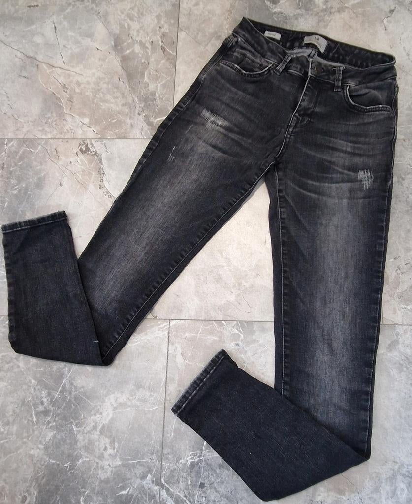 LTB Nicole Jeans - Washed Black maat w27/L30, Ophalen of Verzenden, Zo goed als nieuw, Blauw, W28 - W29 (confectie 36)