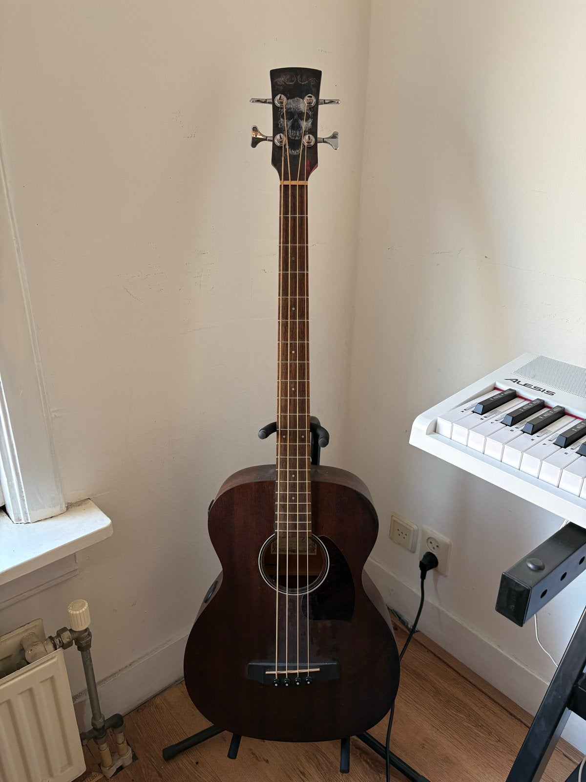 Ibanez PCBE12MH-OPN Semi-Akoestische Basgitaar, Ophalen, Gebruikt, Semi-akoestisch