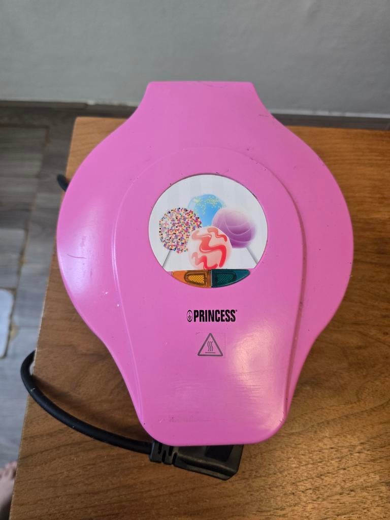 Princess Cake Pop Maker - Roze, Witgoed en Apparatuur, Wafelijzers, Gebruikt, Ophalen of Verzenden