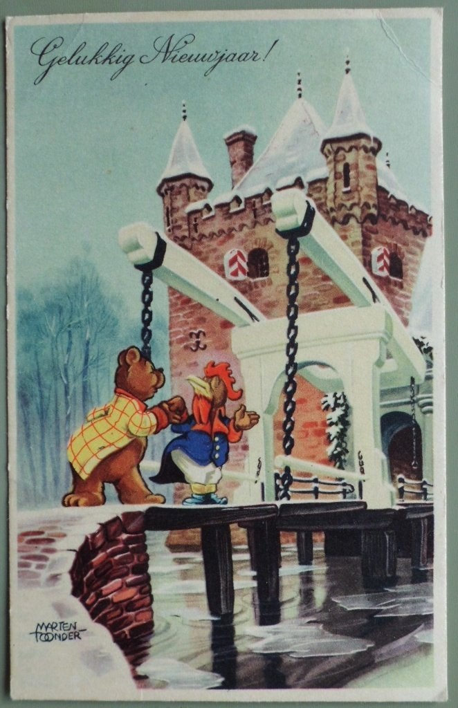 Marten Toonder 2 - Bommel en Marquis bij kasteel, Ophalen of Verzenden, 1940 tot 1960, Ongelopen, Kinderen
