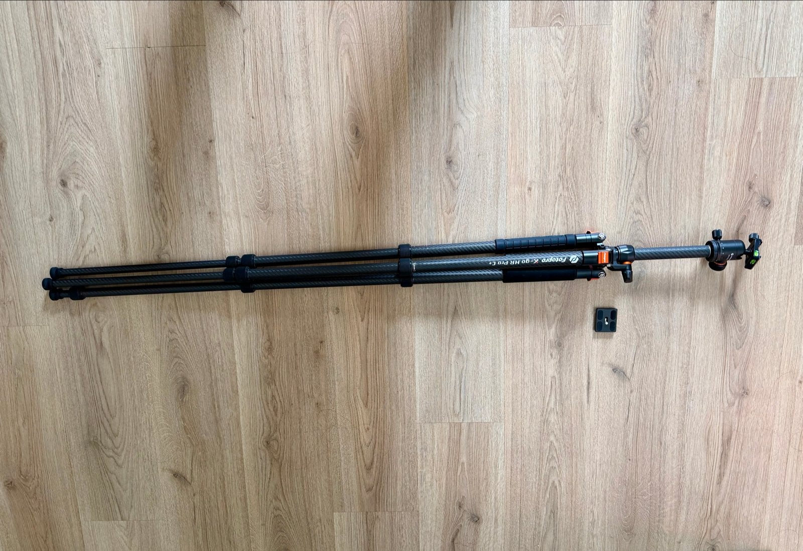 Fotopro X-go HR Pro Carbon Tripod center column Multi angle, Zo goed als nieuw, 150 tot 175 cm, Ophalen of Verzenden, Driepoot