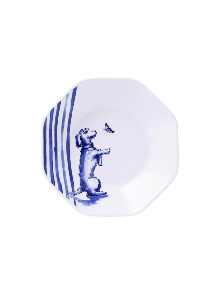 Heinen Delfts Blauw Janny Nhaan theezakhouder 9 cm, Overige merken, Overige typen, Ophalen of Verzenden, Delftsblauw