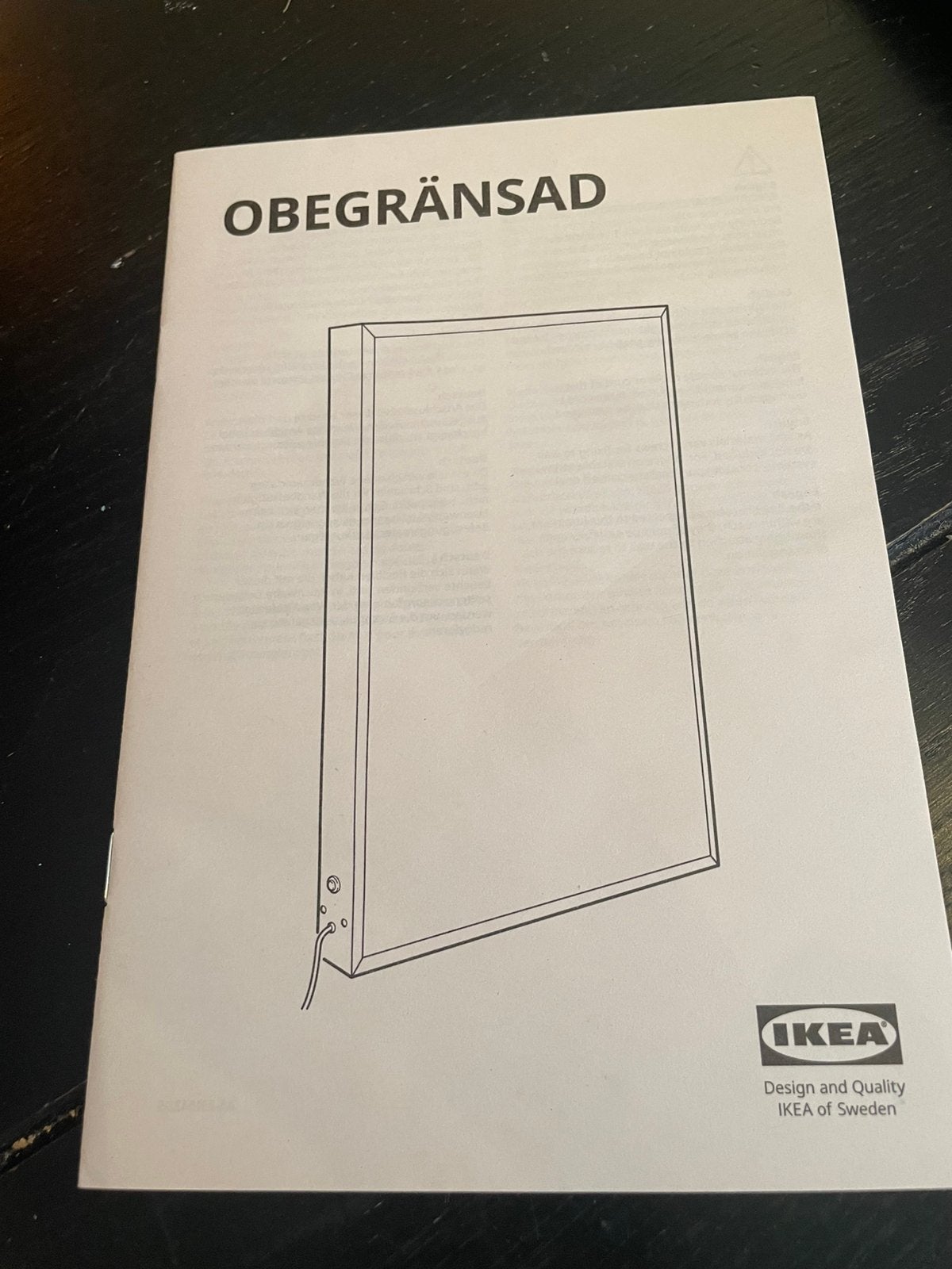 Obergränsad ikea x Swedisch house maffia, Kunststof, LED, Verzenden, Zwart