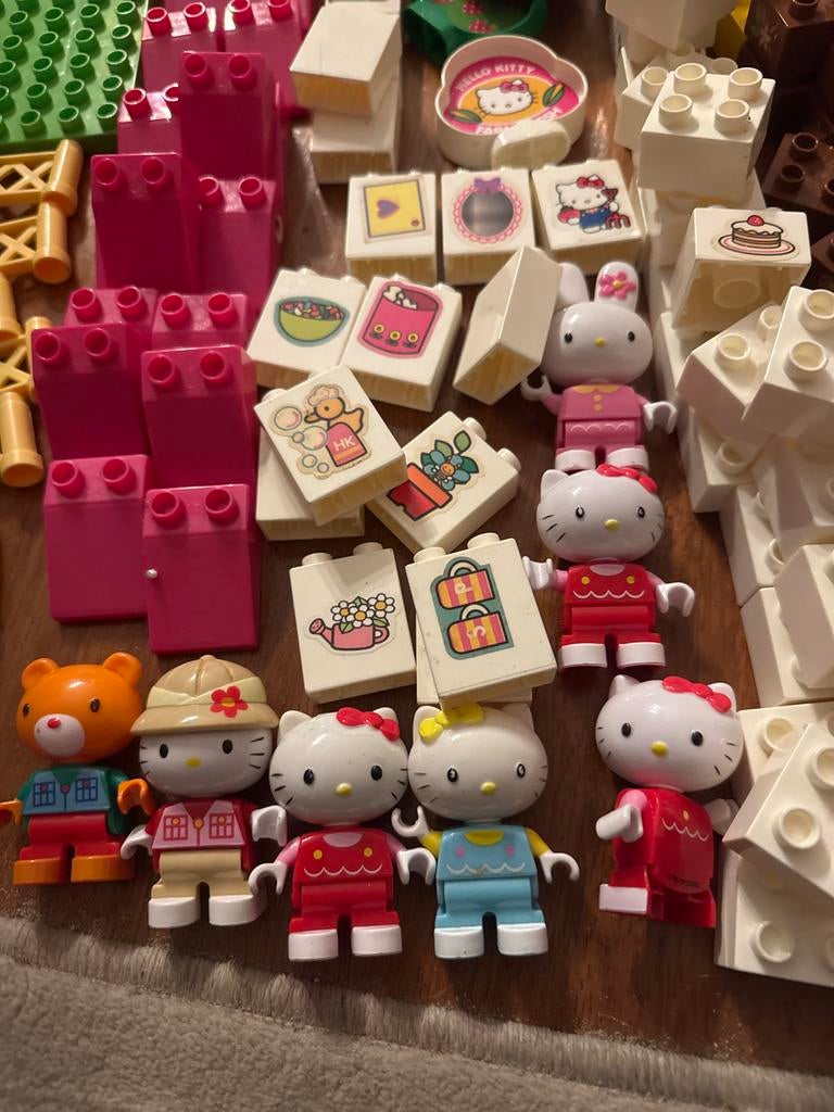 Duplo hello kitty, Ophalen of Verzenden, Zo goed als nieuw, Duplo