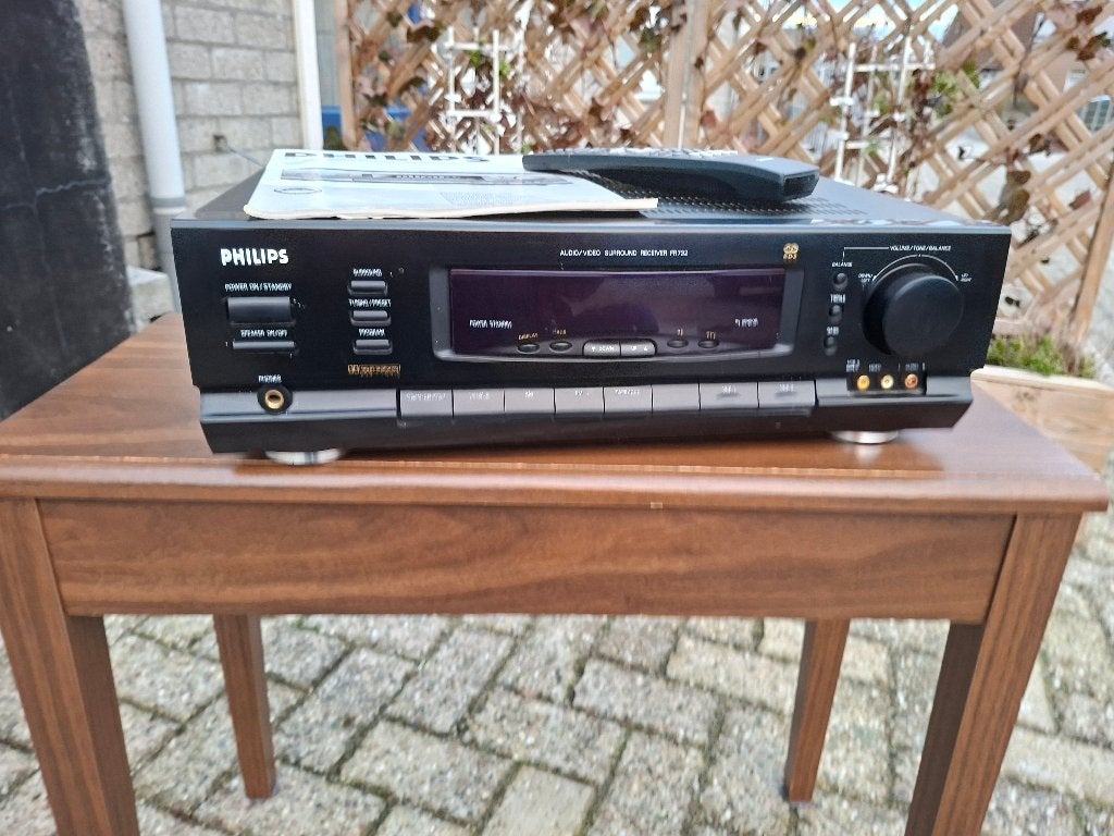 uitstekende philips fr733 versterker met tuner en rds, Ophalen of Verzenden, Gebruikt, Overige merken