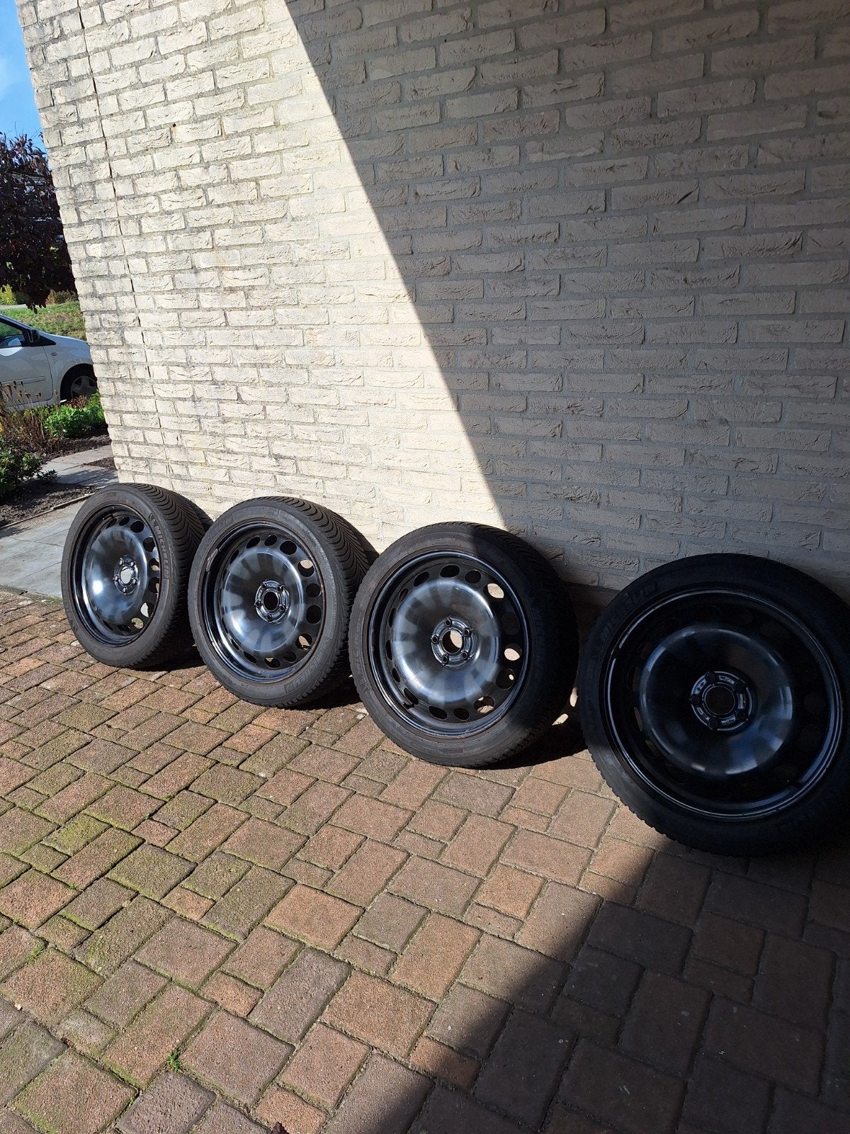 20” Winterbanden Michelin Alpin stalen velg met sierdoppen, Ophalen, Gebruikt