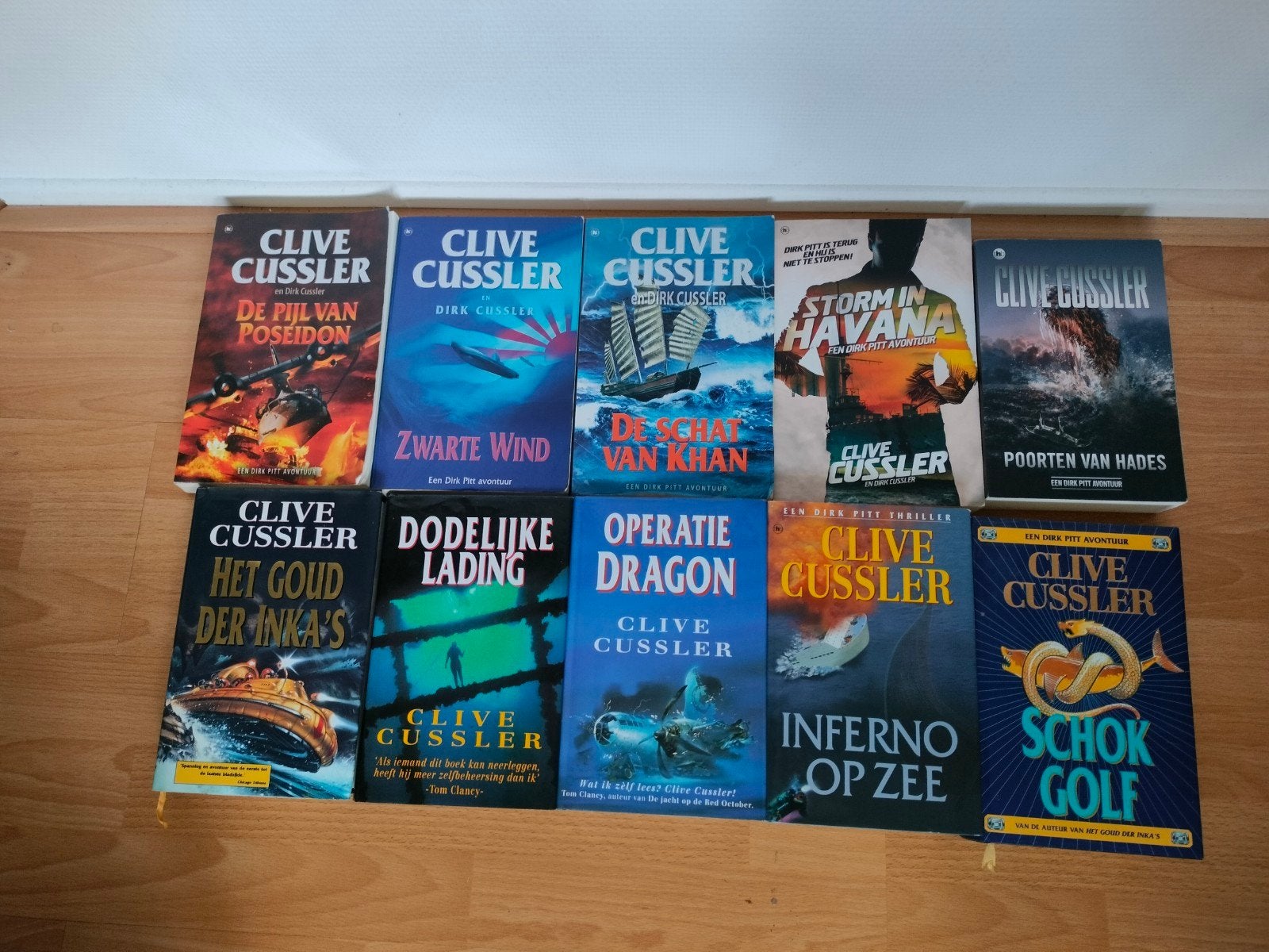 Clive Cussler Dirk Pitt - Hardcover, paperback en Pocket, Ophalen of Verzenden, Gelezen