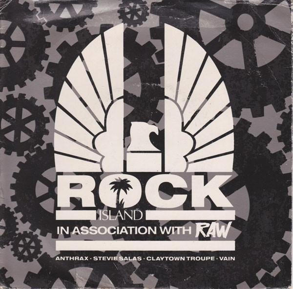 rock island in association with raw/v/a-heavy metal/trash, Gebruikt, Verzenden, 7 inch, Single