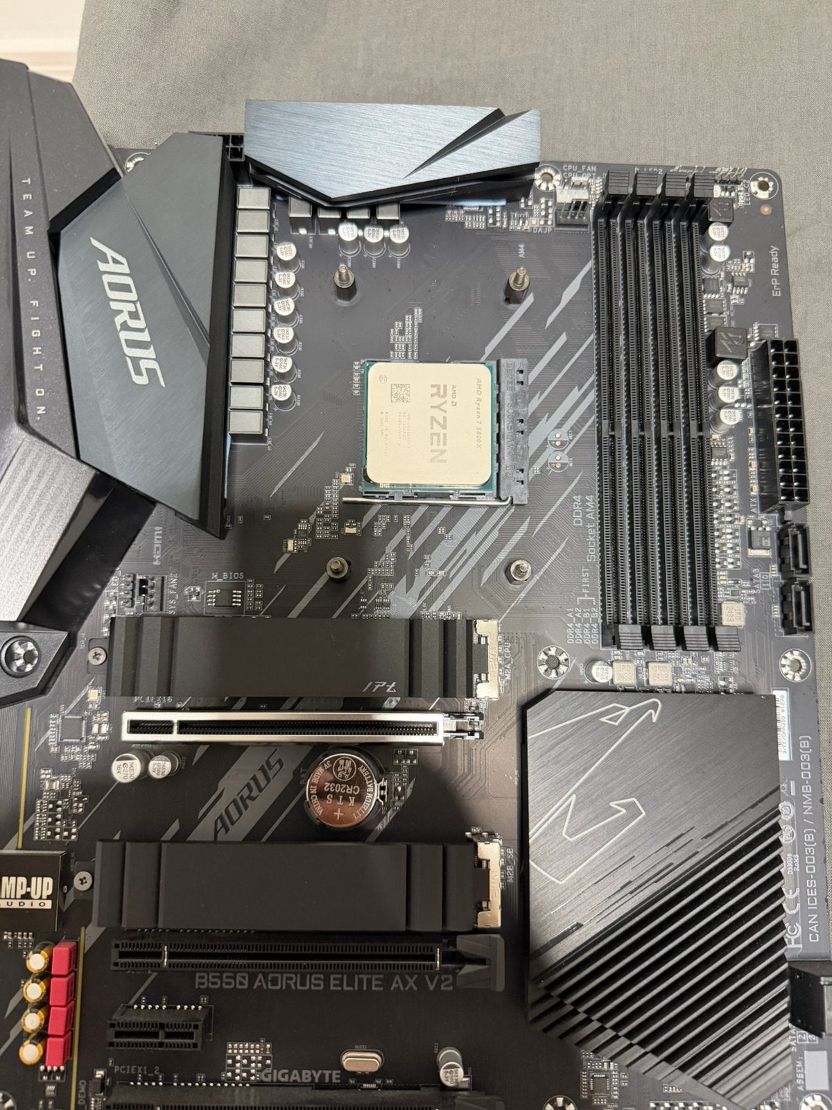 AM4 B550, Ryzen 7 5800X 8 Core 16 Threads & 2x16gb RAM DDR4, Computers en Software, Processors, Ophalen of Verzenden, Zo goed als nieuw