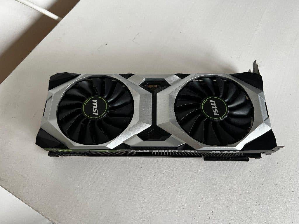 MSI NVIDIA RTX 2080 Ti Ventus 11GB, Computers en Software, PCI-Express 3, GDDR6, Ophalen of Verzenden, Zo goed als nieuw