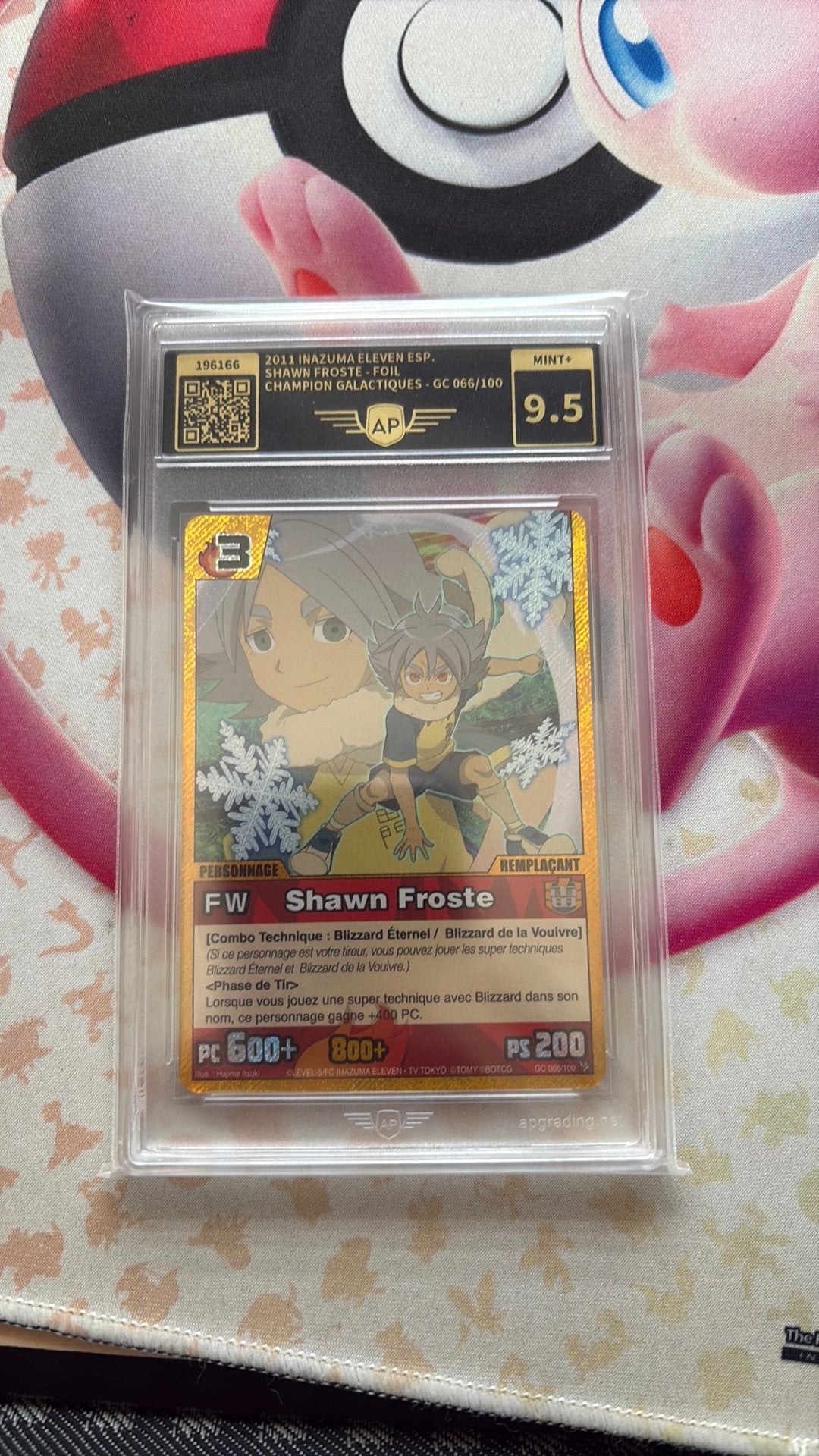 Ap 9,5 Inazuma eleven shawn froste graded, Ophalen of Verzenden, Zo goed als nieuw, Plaatje