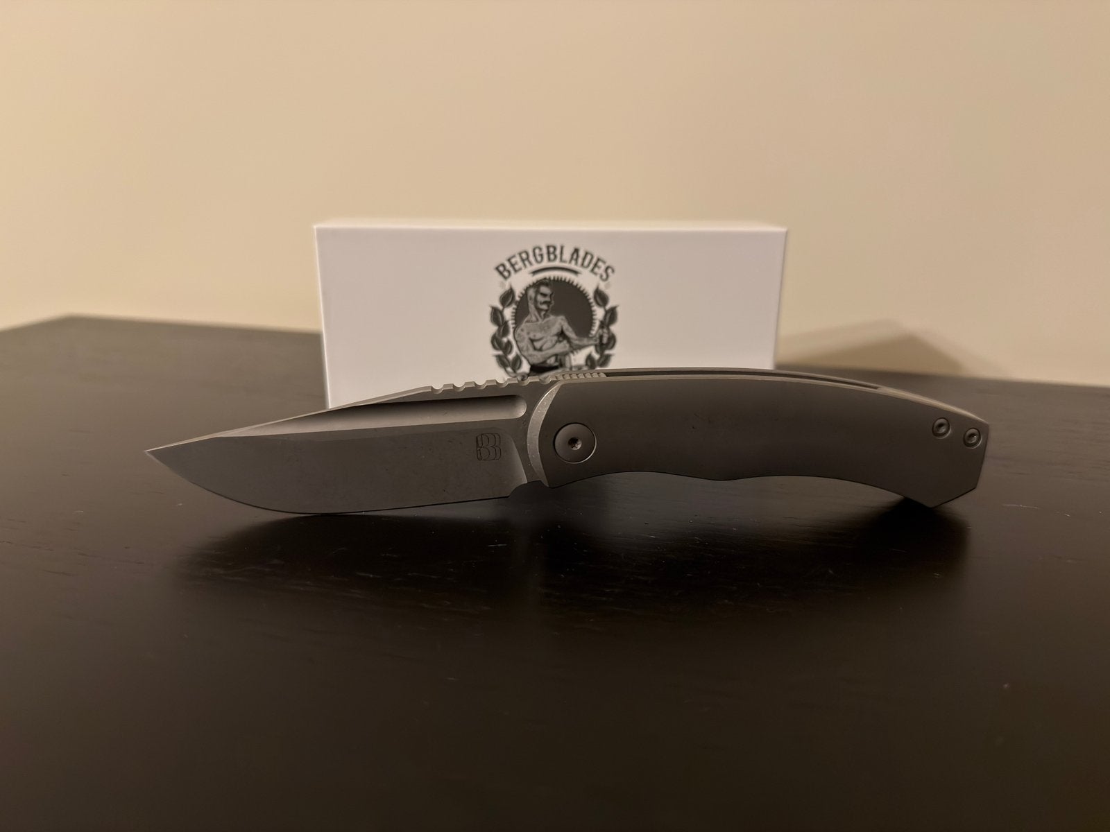 Bergblades Alpha (titanium, magnacut), Ophalen, Zo goed als nieuw, Zwart
