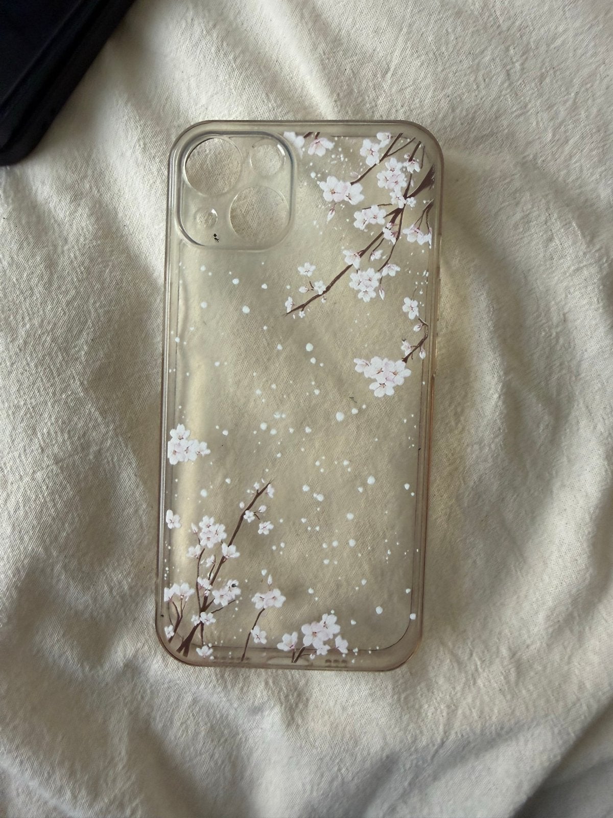 iPhone 13 Hoesje met Bloesem Design - Transparant, Overige merken, Kunststof, Ophalen, IPhone 13