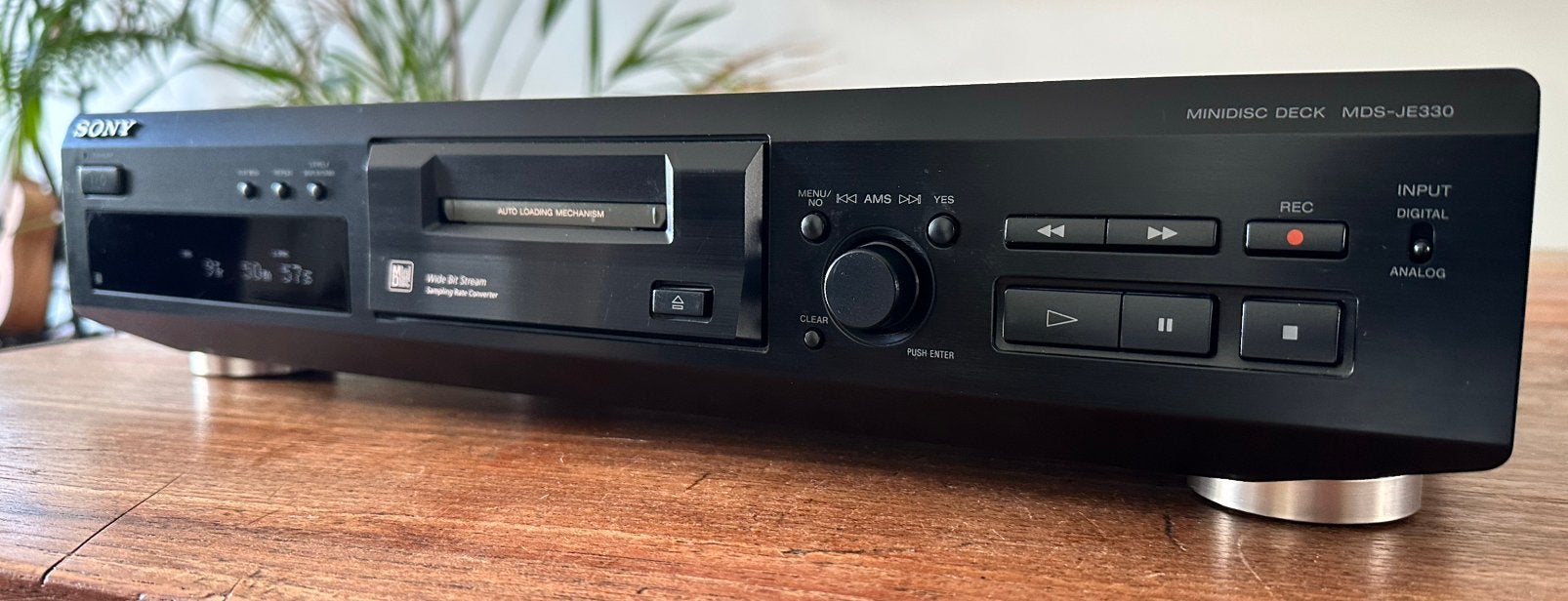 Klassieke Sony MDS-JE330 MiniDisc Recorder (ATRAC 4.5), Ophalen, Minidisc-recorder
