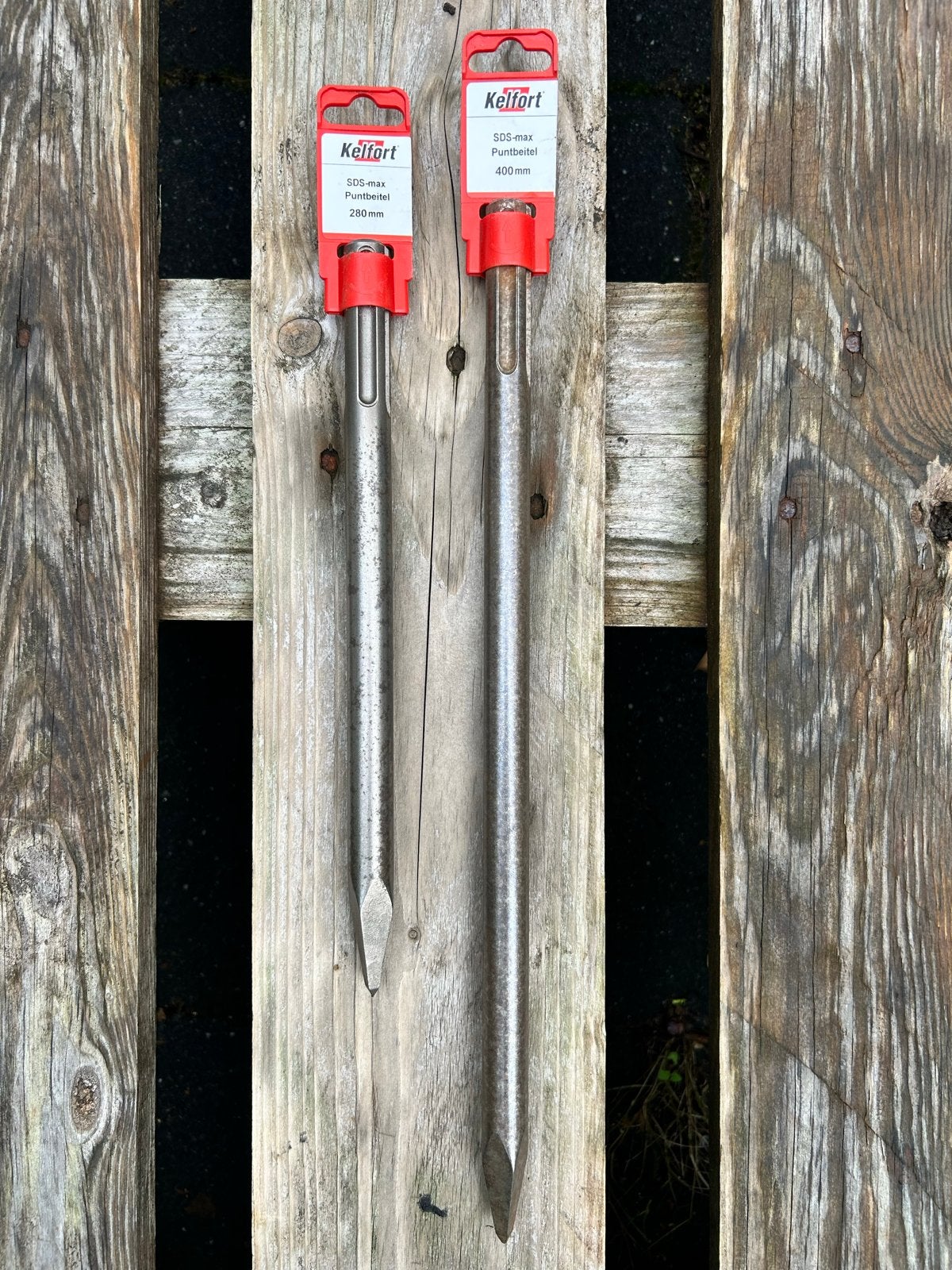 Kelfort SDS-max Puntbeitels - 280 mm & 400 mm (Nieuw), Ophalen of Verzenden, Nieuw, Beitel, Overige merken